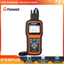 Foxwell NT630 Plus Lettore di codici OBD2 Sabbiatura in ABS SRS Ripristino Test attivo Diagnosi OBD Scanner Strumenti automatici Aggiornamento gratuito a vita