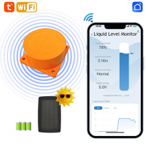 ME201WSP Energia solare Tuya Smart Life APP mobile Wireless WiFi remoto Monitor sensore livello acqua ad ultrasuoni in tempo reale