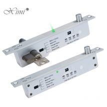 Elektrische Einsteckschloss DC 12V Fail Secur Elektrische Tropfen Bolt Lock Tür Access Control Security Lock zeit verzögerung mit mechanische schlüssel