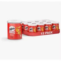Pringles Original Pack 12x40g – Crujientes y Sabrosas Patatas en Tubo para Snack Perfecto en Cualquier Momento