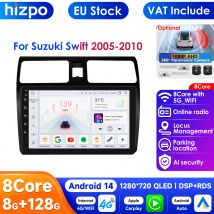 Carplay 4G 2 Din Android 14 reproductor Multimedia de coche para Suzuki Swift 2005-2010 navegación GPS AutoRadio estéreo DSP BT SWC DVR Cam