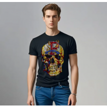 T-shirt Sommer Baumwolle designer Plein ali marke Top Strass T Herrenmode Rundhals Top Kleidung