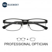 BLUEMOKY High Quality Carbon Fiber Prescription Glasses Fashion Square Progressive/Myopia/Hyperopia Optical Eyeglasses For Men