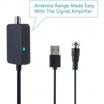 36dB Signalverstärker Antennen-Booster Tuner 200 Meilen Digitale Innen-HDTV-Antenne Satellitenempfänger TV-Antenne für DVB-T DVB-T2