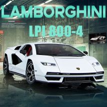 1:24 Lamborghini Count ach Lpi 1000-4 Legierung Sportwagen Druckguss Modell Sound Licht Spielzeug trend ige Display Ornamente Geschenk für Kinder
