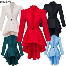 Ropa renacentista para mujer, chaqueta Medieval Steampunk, chaqueta gótica victoriana Retro, traje de vestido para mujer, chaqueta, abrigo, novedad de 2026