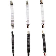 Klipsy do pończoch Wymienny uchwyt na gorset Elastyczne paski do podwiązek Uchwyt na koszulę Skarpetki Akcesoria do zapięć