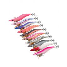 Luminous Egi Squid Jig 2.5# 3.0# 3.5# Wood Shrimp Squid Hook Egiing Artificial Hard Bait Webfoot Octopus Cuttlefish Fishing Lure