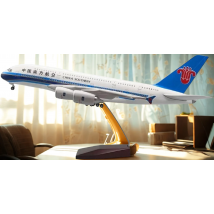 Flugzeug-Kits, Display-Spielzeug, Kind, 47 cm, Maßstab 1:160, Flugzeugmodell A380, China Southern Airlines, Kunstharz-Druckguss-Flugzeug mit LED-Licht