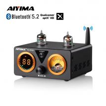 AIYIMA T9 PRO HiFi Bluetooth wzmacniacz lampowy VU wzmacniacz wzmacniacz mocy Stereo USB DAC COAX OPT domowe Audio Amp 100 wx2