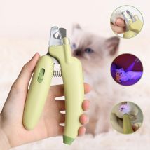 Professionelle Pet Nagel Clipper Schere Mit LED Licht Katze Hund Nagel Clippers Werkzeug Schere Nagel Toeclaw Schere Pet Liefert