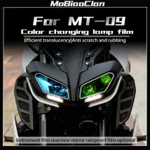 For Yamaha MT-09 MT 09 Transparent scratch resistant headlight and taillight film high-definition protective film