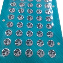 For VAUXHALL Corsa Zafira Insignia Mokka 10mm 12mm 13mm 14mm Metal Car Key Shell Fob Sticker Remote Emblem Symbol Badge  Label