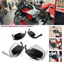 Motorcycle Hand Guards Handle Protector Handguard Handlebar Aluminum For Ducati Multistrada MTS V4 V4S V2 V2S Desert X 2021-2025