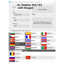 2025 Hot Sale Delphi 2017 r3 Keygen Activator Newest Software 2017.r3 Keygen del-phis 150e Multidiag Key with Car and Truck