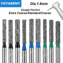 SF Tipo Frese diamantate dentali Punte per odontoiatria Fresa dentale per turbine ad alta velocità Strumenti per dentisti Dia.1.6mm 10 pz/pacco Strumenti per dentisti