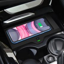 Auto-Wireless-Ladehalter für BMW X3 G01 X4 G20 2019 2020 2021 2022, Handy-Ladegerät, Ladepad-Platte, Zubehör