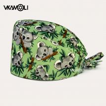 cotton scrub hats Working Cap with Sweatband Adjustable Hats Women Men Nurse scrub caps clinical Operator hats