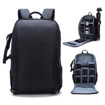Große kapazität kamera wasserdicht schulter rucksack video stativ digital slr foto tasche/regen abdeckung geeignet für canon nikon sony