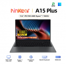 Portátil para juegos Ninkear A15 Plus 15,6" IPS FHD AMD Ryzen ™   7 5825U Notebook 32G DDR4 1TB SSD 57WH Computadora portátil Windows 11