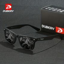 Dubery Kohle faser Spiegel Bein polarisierte Sonnenbrille für Männer und Frauen 6 Farben Modell 755