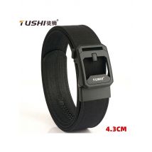 TUSHI Hard Tactical Belt for Men Metal Automatic Buckle IPSC Military Gun Belt 1100D Nylon Belt Outdoor Sports Girdle Male 4.3CM