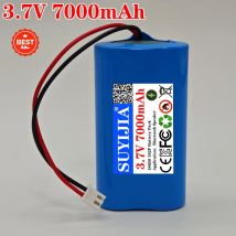 Nuovo 3,7 V 18650 1S2P 7000mAh Batería De Litio Ricaricabile Amplificatore Placa De Protección Del Altavoz + Enchufe De XH-2P