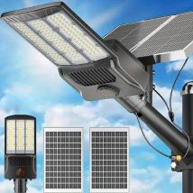 Farolas solares Luz con sensor de movimiento al aire libre 8000W 800000LM 6500K Luces de inundación de seguridad solares Lámpara solar para patio, carretera