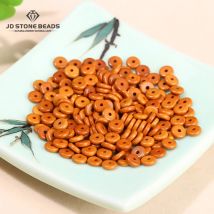50 Pz/lotto Legno Naturale Azeitona Noce Branello Del Distanziatore Piatto Rondelle Forma 2x6mm Per La Produzione di Gioielli Fai Da Te Collana braccialetto accessorio