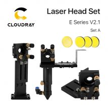 Cloudray Serie E: set di testine laser CO2 + 1 lente di messa a fuoco + 3 specchi riflettenti per parti di macchine da taglio per incisore