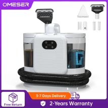 OMESER 1650W Macchina per pulire tappeti a vapore 15KPa Potente aspirazione Spot Spray Lavaggio portatile intelligente per tappezzeria domestica Divano auto