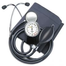 Sfigmomanometro Kit dispositivo di misurazione della pressione arteriosa Polsino Stetoscopio Uso domestico Sfigmomanometro manuale per la pressione sanguigna