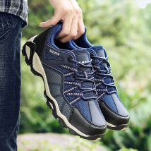 Männer Wanderschuhe Anti-slip Low-top Outdoor Sport Schuhe Männer Lace-up Mesh Weiche Atmungsaktive Casual Turnschuhe Männer schuhe