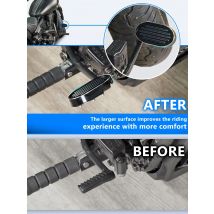 Motorcycle Aluminum Extended Brake Pedal Cover for Indian Scout Models, Bobber, Classic, Limited, Super Scout 2025+