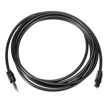 Spina da 3,5 mm a cavo audio Toslink Cavo in fibra ottica SPDIF digitale placcato in oro per altoparlante Lettore Blu-ray Amplificatore di potenza Xbox