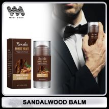 Festes Parfüm aus Sandelholz für Männer, leichter Holzig-Parfümbalsam, langanhaltender Duft, Show-Charms, Geruchsentferner, Deodorant, feste Balsame