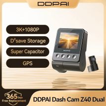 DDPAI Z40 Dash Cam Videocamera per auto Registratore Sony IMX335 1944P Video HD Monitoraggio GPS Rotazione a 360° Wifi DVR 24H Protezione per parcheggio