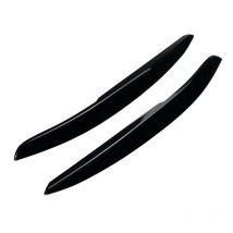 Pair Car Head Light Lamp Eyebrow Eyelid ABS Cover Trims For VW Polo Mk5 6R 6C 2010 2011 2012 2013 2014 2015 2016 2017