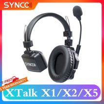 SYNCO Xtalk X1 X2 X5 Cuffie full-duplex con sistema citofonico wireless 2.4G per la comunicazione di avvicinamento di fotografie video