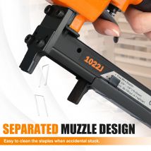 Cucitrice pneumatica per tappezzeria calibro 1022J 20, cucitrice pneumatica a corona da 7/16" per mobili e sedili auto