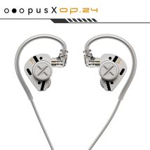 ooopusX Op.24 Earphpne 2DD 4BA-Treiber OP24 In-Ear-Monitore mit einstellbaren Ayarmoptionen 0,78 2-poliges S-Kabel 3,5 mm ohne Mikrofon
