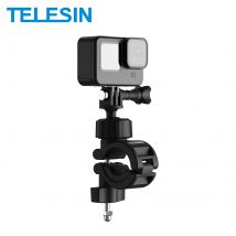 TELESIN-soporte para manillar de bicicleta y motocicleta, soporte con Clip para Gopro Hero 13 12 11 10 9 Insta360 Osmo, accesorios para Cámara de Acción