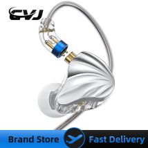CVJ Nami Cuffie HiFi cablate in-ear Tipo C nell'orecchio Alta qualità del suono Bobina di alluminio e magnesio Interruttore ibrido in ferro Diaframma da 10 mm
