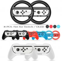 NintendoSwitch Zubehör Racing Lenkrad Nintendo Switch Griffgriffe Nintendo Joycon Cap für Nintendo Switch OLED Gamepad