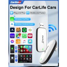 X1CA/X2CA CarlinKit 2-In-1 Wireless Adapter Wireless CarPlay Android Auto Plug &Play WiFi BLE Auto-connect For Baidu CarLife Car