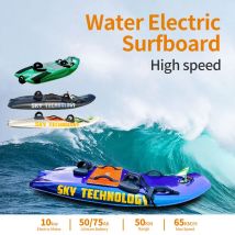 High Speed Surfboard 10KW 60min for Adult, with 10kw  Surfing Electric Jetboards with 3 Tail, Smart Water Scoote