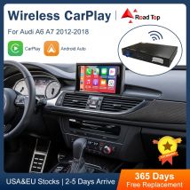 Interfaz CarPlay inalámbrica superior de carretera para Audi A6 A7 RMC HN MHI2 2012-2018 con función