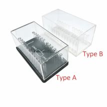 Scatola per arco rettangolare dentale di alta qualità Dispenser acrilico Supporto per scatola di posizionamento adatto ai fili dell'arco ortodontico