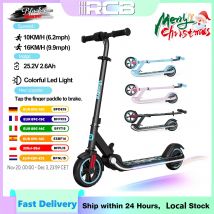E-Scooter per bambini RCB per bambini 6-12 anni, motore 150 W - Max 16 km/h - Scooter elettrico Rainbow Light-folk per bambini