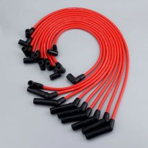 10-teiliges Zündkerzen-Zündkabel-Kabel-Set M-12259-R301 9 mm für FORD 1964–1995 MUSTANG 1979–1995 F-150 5,0 l 5,8 l V8, nur SBF 302 W